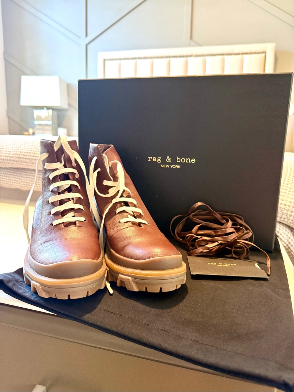 rag & bone matter brown Shiloh Hiker